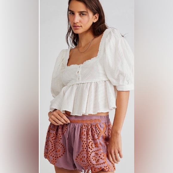 NWOT Free People Secret Crush shorts - Picture 4 of 5